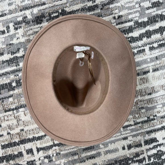 Free People Beige Wool Fedora Hat One Size - Picture 7 of 13